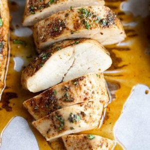 Marinated Boneless Chicken Breasts (4) - Rosemary Lemon, BBQ, Teriyaki - frozen
